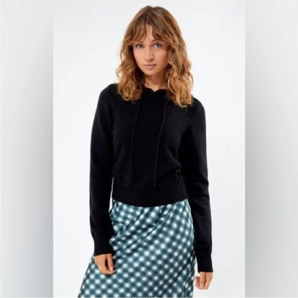 ⭐️ NEW La Hearts PACSUN Black Julia Sweater Hoodie Size XS